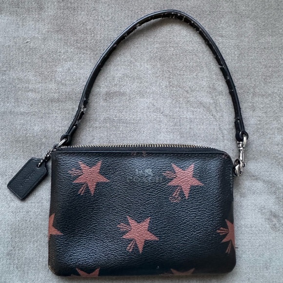 Coach Black and Pink Star Satchel EC - Picture 6 of 7